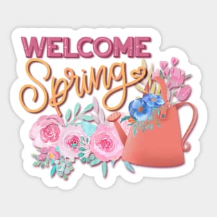 Welcome spring Sticker